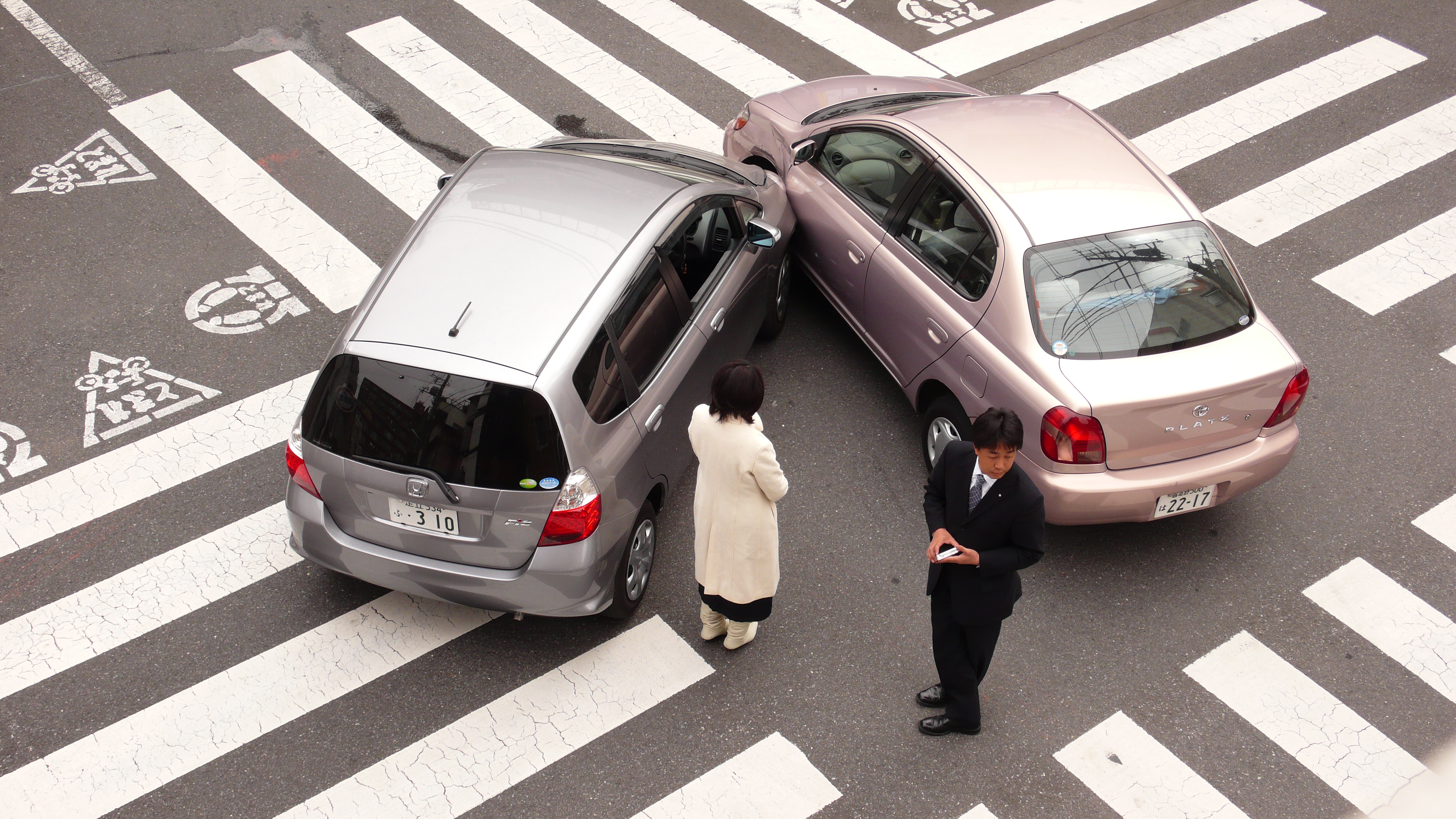 Vehicles Showing Damage Alerts.