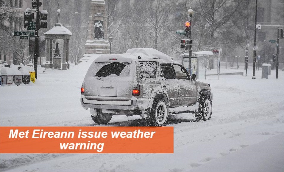 Motorists being warned to slow down as a National Weather Advisory Warning is in effect