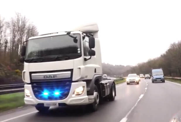 Unmarked UK Police Lorry used to catch phone users whilst driving