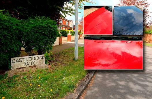 Almost 60 cars vandalised in Dublin with words 'GOD' and 'ISIS' scratched into bonnets