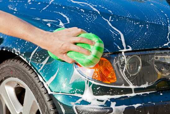 Washing-up liquid may take the shine off your car's paintwork
