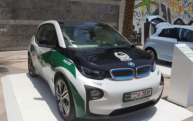Dubai’s Newest Police Cars Are All-Electric BMW’s