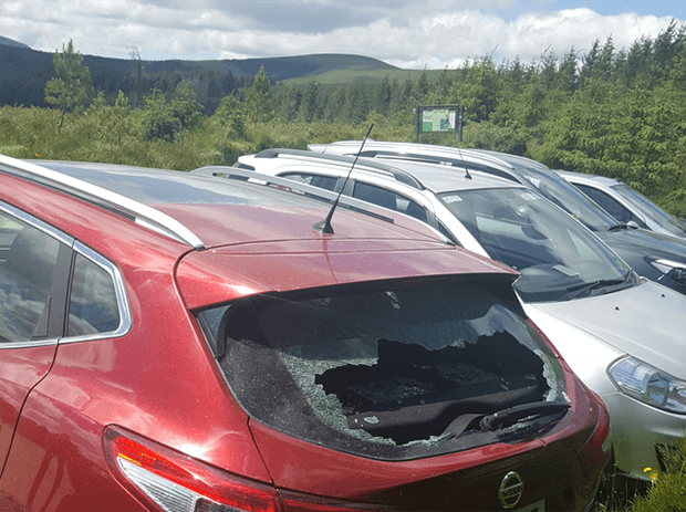 Car break-ins in the Wicklow mountains on the increase