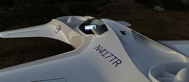 Back to the Future. The new DeLorean flying car