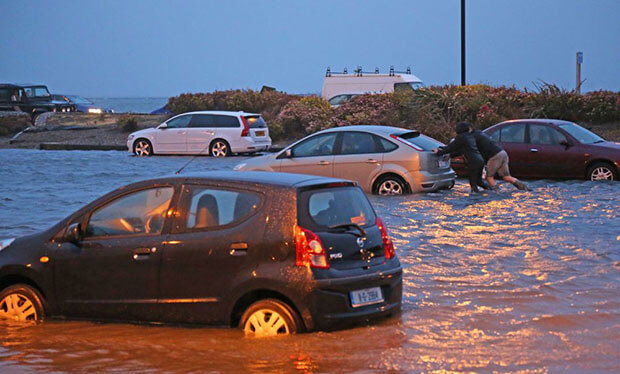 Flood-Damaged Car. The tell-tale signs