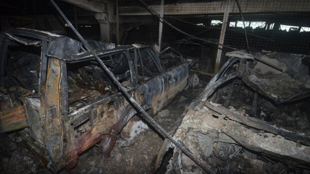 Photographs of cars destroyed in Liverpool car park fire released