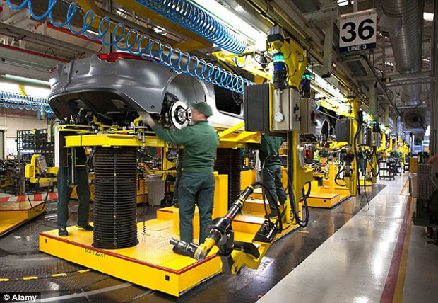 UK Car Manufacturing Slumps 