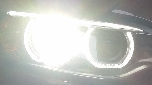 Bright Headlights Dazzling Motors