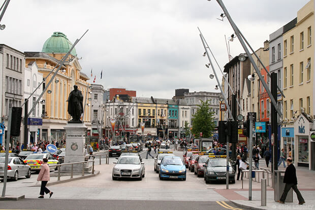 Cars banned from Patrick Street Cork