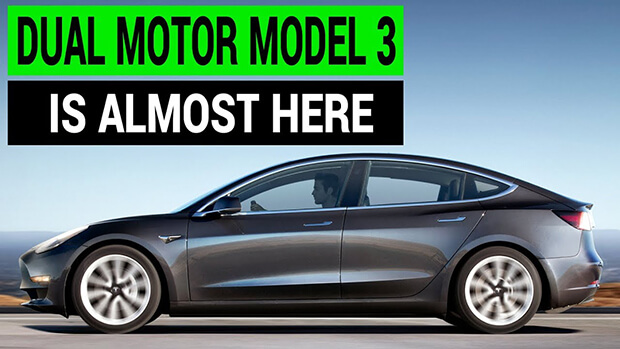 Elon Musk declares dual-motor Tesla Model 3 a BMW M3 rival