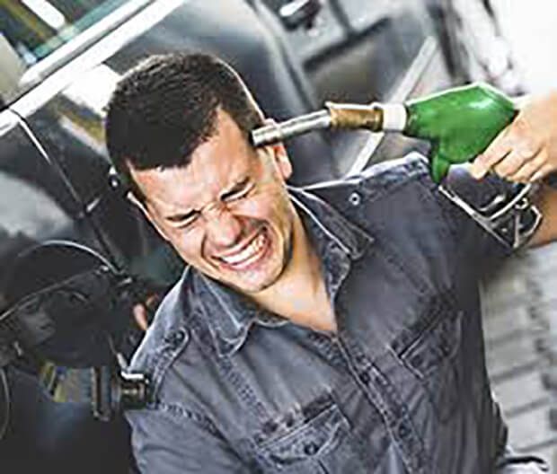 What should you do when you put the wrong fuel in your tank?