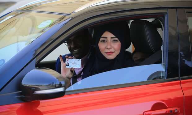 Saudi women celebrate as driving ban is finally lifted!