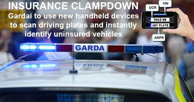 Gardai To Use New Handheld Device To Instantly Detect Uninsured Drivers