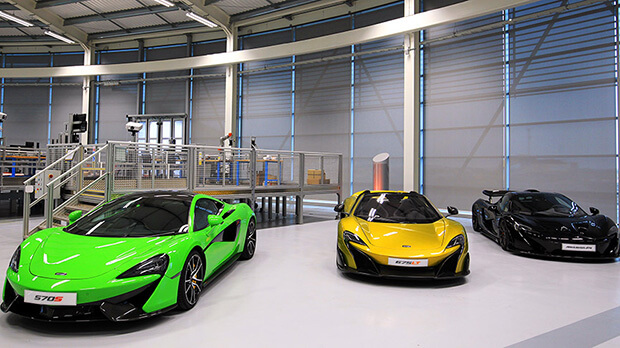McLaren Automotive’s new £50m carbon fibre innovation and production centre gets the royal treatment