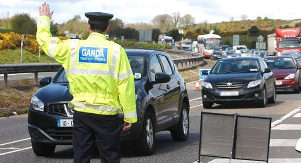 Garda Checkpoint Uninsured Drivers