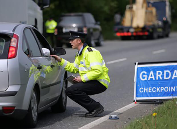 Garda Checkpoint