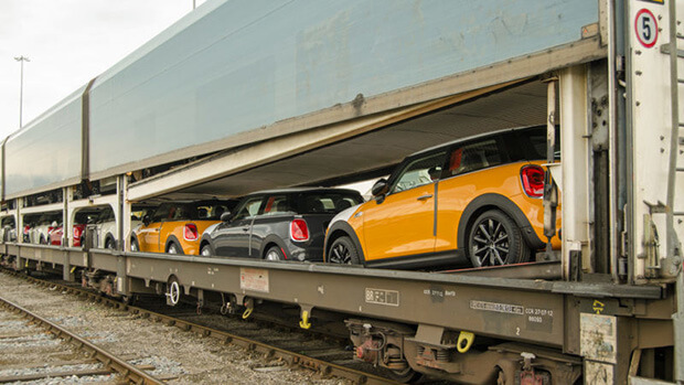 UK Car Export Train