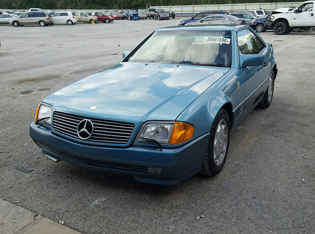 A mint condition Mercedes stolen over 27 years ago has been recovered.