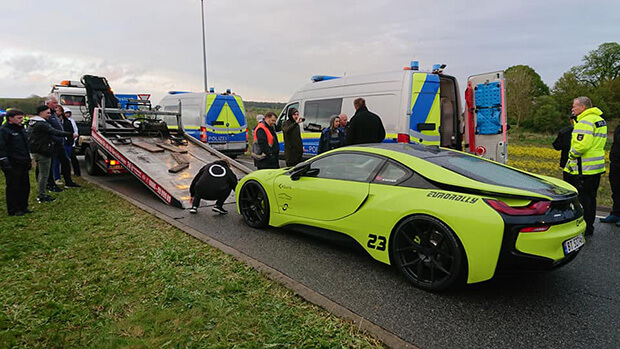 German Police seize 120 sports cars during road race