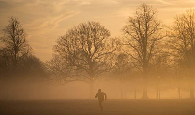 Saharan dust over London
