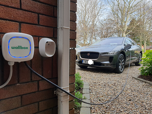 Home car charging point