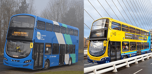 Dublin Bus to change its distinctive yellow and blue livery for a new colour scheme