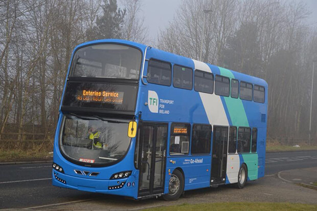 Dublin Bus new colour scheme