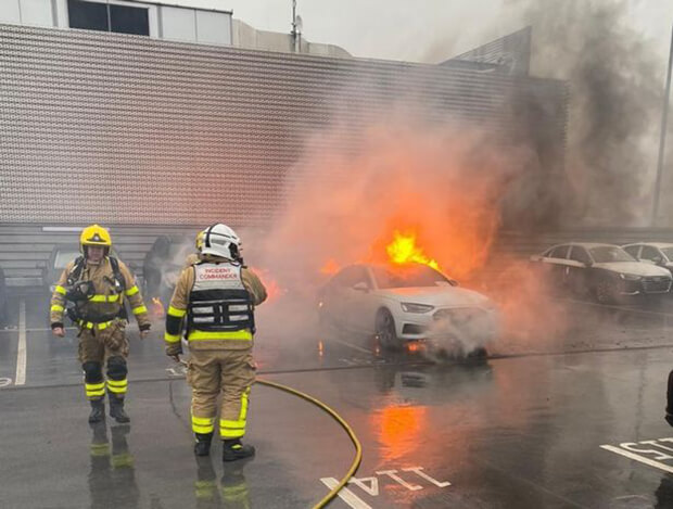 Fire at top Dublin Audi dealership