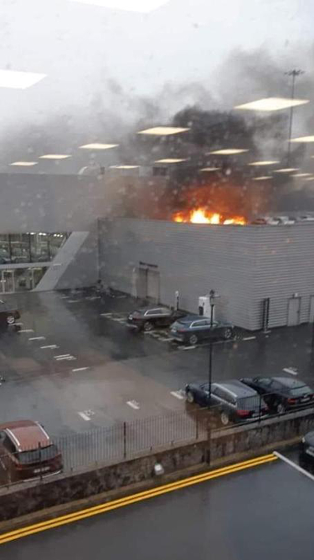 Fire at Audi in Finglas