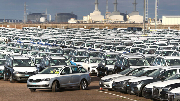 UK car sales plummeted last year to their lowest level since 2013 