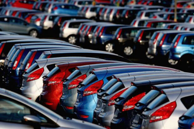 January new car sales down