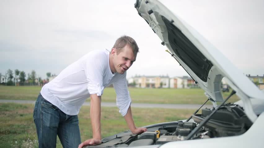 Checking a car