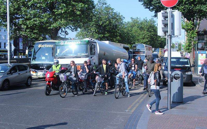 Irish Cyclists Are Bending The Rules Of The Road