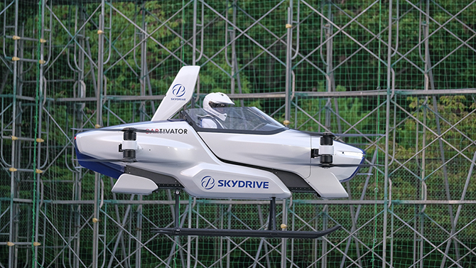 Japan tests its first manned flying car