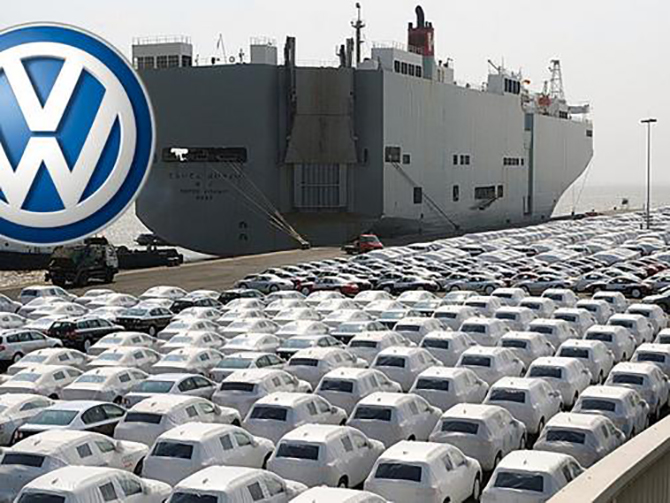Volkswagen- Stockpiling-Cars