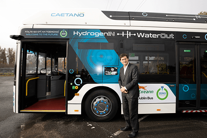 Hydrogen Fuel Cell bus