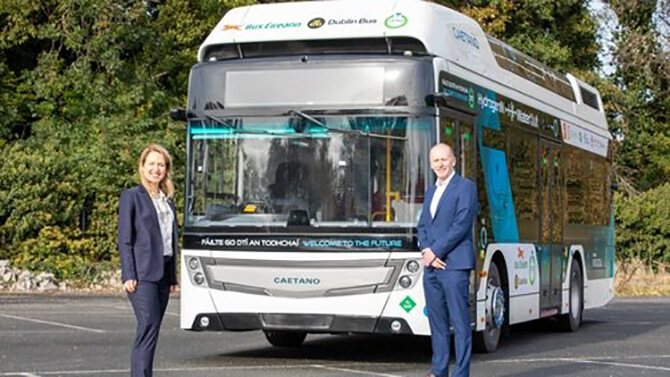 Ireland’s first ever Hydrogen Fuel Cell Bus