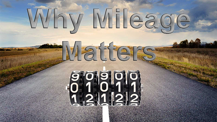 Why is mileage important on a used car?