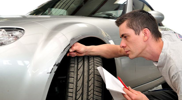 Inspecting Bodywork of 